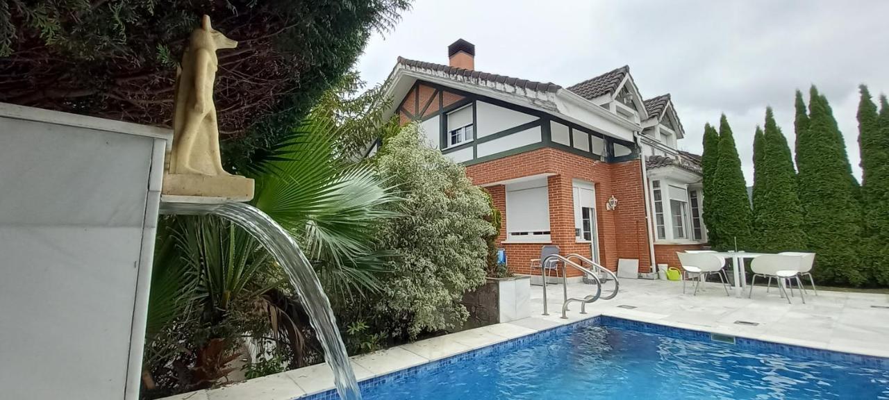 Chalet Con Piscina, Sauna Y Jacuzzi Cerca Del Mar A Media Hora De Bilbao Y Santander El Puente (Cantabria) Exterior foto